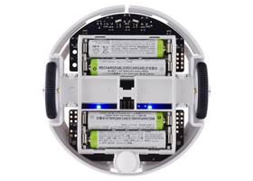 The 3pi+ 32U4 Robot is powered by four AAA batteries (not included).