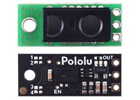 Comparison of a Pololu Carrier with Sharp GP2Y0D8x Digital Distance Sensor and a Pololu Digital Distance Sensor  (5cm, 10cm, or 15cm). (1)