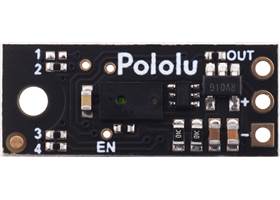 Pololu Distance Sensor with Pulse Width Output, 50cm Max, top view.