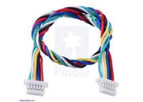 6-Pin Female-Female JST SH-Style Cable 16cm.