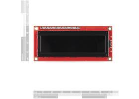 SparkFun Basic 16x2 Character LCD - White on Black, 5V (with Headers) (3)