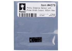 Standard packaging for the Pololu Distance Sensor with Pulse Width Output, 300cm Max.