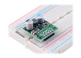 5V Step-Up/Step-Down Voltage Regulator S13V30F5, on breadboard.