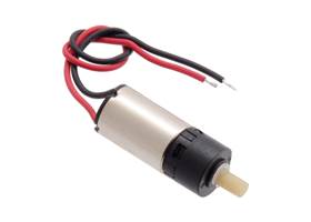 5.1:1 sub-micro plastic planetary gearmotor.
