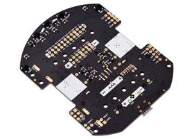 3pi+ 32U4 OLED Control Board, bottom view.
