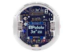 3pi+ 32U4 OLED Robot, top view.