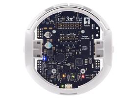 3pi+ 32U4 OLED Robot, top view with LCD removed.