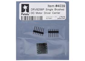 Standard packaging for the DRV8256P Single Brushed DC Motor Driver Carrier.
