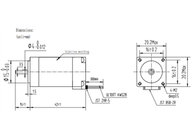 SY20STH42-0804A dimension diagram.