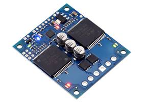 Pololu Qik 2s15v9 dual serial motor controller.