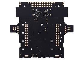 Zumo 32U4 OLED Main Board, bottom view.
