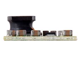 Step-Up Voltage Regulator U3V40Fx, side view.