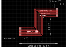 smôl 36mm 16-way Flexible Printed Circuit Z-shaped 18mm (3)