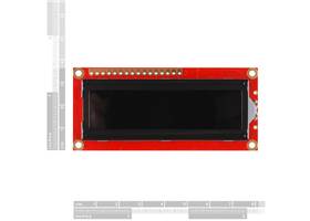 Basic 16x2 Character LCD - White on Black 5V (3)