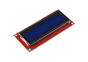 Basic 16x2 Character LCD - Yellow on Blue 5V (2)