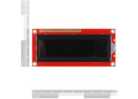 Basic 16x2 Character LCD - Red on Black 5V (5)