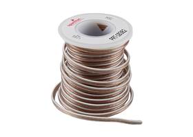 Hook-up Wire 2-Conductor - Clear (22AWG-7x30, Stranded, 25ft)