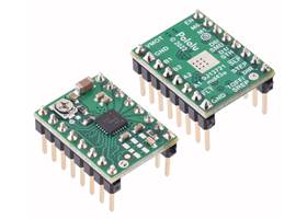 DRV8434A Stepper Motor Driver Carrier with included header pins soldered.