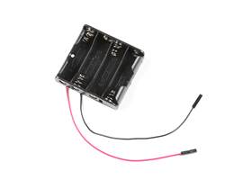 Battery Holder - 4xAA (Female Connectors)