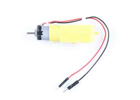 Hobby Gearmotor - 140 RPM, Male Connectors (Single) (3)