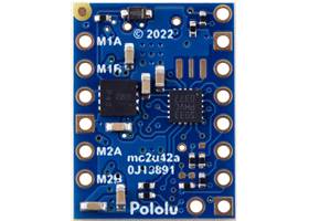 Motoron M2T256 Dual I²C Motor Controller, bottom view.