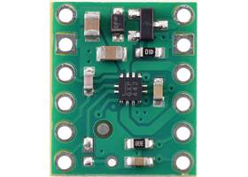 MP6550 Single Brushed DC Motor Driver Carrier, top view.