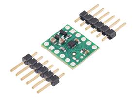 MP6550 Single Brushed DC Motor Driver Carrier with included hardware.
