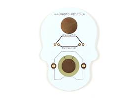 Day of the Geek - Soldering Badge Kit (White with Black Silk Screen) (3)