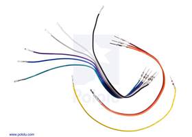 Ribbon Cable with Pre-Crimped Terminals is easy to peel apart (6″ M-F version shown).