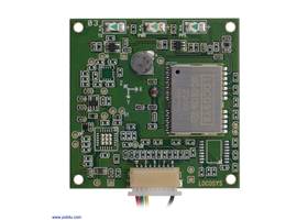 LOCOSYS LC20031-V2 135-Channel Dual-Band GNSS Receiver Module, bottom view.