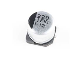 Capacitor Aluminum Electrolytic - 220uF, ±20%, 6.3V