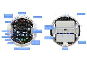 3pi+ 2040 Robot features.