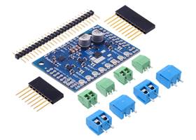 Motoron M3S550 Triple Motor Controller Shield Kit for Arduino.