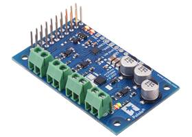 Motoron M3H550 Triple Motor Controller for Raspberry Pi (Connectors Soldered). (1)