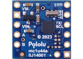 Motoron M1U550 Single Serial Motor Controller, bottom view.