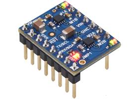 Motoron M2T550/M2U550 Dual Motor Controller (Header Pins Soldered).