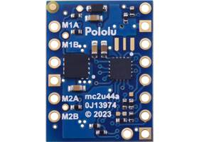 Motoron M2T550 Dual I²C Motor Controller, bottom view.