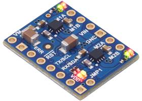 Motoron M2T550/M2U550 Dual Motor Controller.