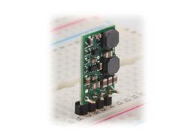 Step-Up/Step-Down Voltage Regulator S8V9Fx on a breadboard.