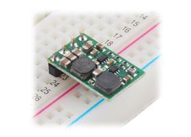 Step-Up/Step-Down Voltage Regulator S8V9Fx on a breadboard. (1)