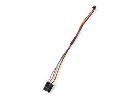 Flexible Qwiic Cable - Female Jumper (4-pin, Heat Shrink)