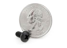 Screw - Phillips Head (5/16", 8-32, black) (3)