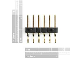 Header - 6-pin Male (SMD, 0.1", Right Angle) (2)