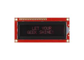 Basic 16x2 Character LCD - Red on Black 3.3V