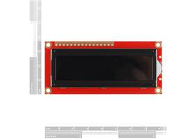 Basic 16x2 Character LCD - Amber on Black 3.3V (3)