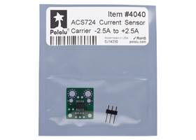 Standard packaging for the ACS724 Current Sensor Carrier -2.5A to +2.5A.