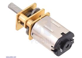 Micro Metal Gearmotor (standard version without encoder or extended motor shaft).