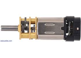 Micro Metal Gearmotor with 12 CPR encoder.