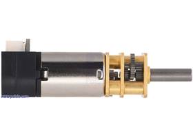 Micro Metal Gearmotor with 12 CPR encoder, back connector. (3) (3)