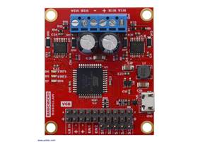 RoboClaw 2x7A Motor Controller (V6B), top view.